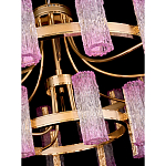 Люстра двухъярусная круглая с текстурными цилиндрическими плафонами Glimpse варинант исполнения - 4 | Loft Concept в Ростове-на-Дону