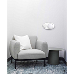 Бра овальной формы белого цвета с 2-мя лампами Lunar Pebbles варинант исполнения - 8 | Loft Concept в Ростове-на-Дону