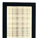 Светодиодное прямоугольное бра из металла черного цвета Lattice Lux варинант исполнения - 2 | Loft Concept в Ростове-на-Дону