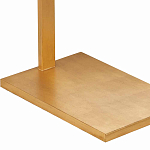 Торшер с прямоугольным абажуром на золотом металлическом каркасе Rectangular Plane  варинант исполнения - 3 | Loft Concept в Ростове-на-Дону