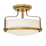 Потолочный светильник с круглым матовым белым плафоном Hinkley варинант исполнения - 5 | Loft Concept в Ростове-на-Дону