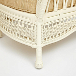 Комплект уличной мебели из ротанга Clara белый варинант исполнения - 6 | Loft Concept в Ростове-на-Дону