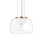 Подвесной светильник с куполообразным прозрачным стеклянным плафоном Grada Light варинант исполнения - 1 | Loft Concept в Ростове-на-Дону