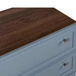 Комод серый из массива бука с 3-мя ящиками Wenge Light варинант исполнения - 2 | Loft Concept в Ростове-на-Дону