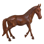Статуэтка из дерева суар дикая лошадь Wild Horses варинант исполнения - 4 | Loft Concept в Ростове-на-Дону