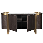 Комод  округлой формы с дверцами Chest of Precious Breed варинант исполнения - 1 | Loft Concept в Ростове-на-Дону