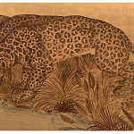 Картина с изображением Леопардов Leopards by stream варинант исполнения - 2 | Loft Concept в Ростове-на-Дону