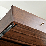 Стол рабочий округлой формы с 3-мя ящиками  Working Moonnut Table варинант исполнения - 4 | Loft Concept в Ростове-на-Дону