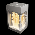 Встраиваемый в стену гипсовый светильник под покраску с колоннами и арками в античном стиле Antiquity Athena варинант исполнения - 3 | Loft Concept в Ростове-на-Дону