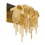 Бра с перфорированными металлическими дугами и цепочками 22 см Atlantis Chain варинант исполнения - 1 | Loft Concept в Ростове-на-Дону