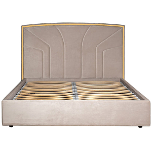 Кровать двуспальная Bakketi серая 