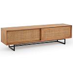 ТВ-тумба из массива тика Busto TV Stand варинант исполнения - 2 | Loft Concept в Ростове-на-Дону