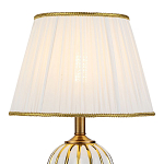 Настольная лампа с абажуром Celestina White Gold Lampshade Table Lamp варинант исполнения - 2 | Loft Concept в Ростове-на-Дону