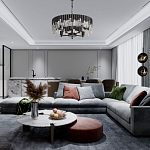 Люстра круглая из матового черного металла с подвесками из прозрачных стеклянных трубок Noir Tubes варинант исполнения - 12 | Loft Concept в Ростове-на-Дону