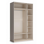 Шкаф трёхдверный с 2-мя зеркальными дверками Satin Furniture варинант исполнения - 4 | Loft Concept в Ростове-на-Дону