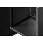 Полка навесная открытая цвета графит Strict Lines  варинант исполнения - 7 | Loft Concept в Ростове-на-Дону