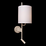 Бра с цилиндрическим тканевым абажуром и регулируемым спотом Pure Cylinder варинант исполнения - 1 | Loft Concept в Ростове-на-Дону