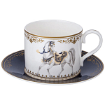 Чайный сервиз из фарфора с изображением лошадей на 6 персон 14 предметов Porcelain Horse Set варинант исполнения - 2 | Loft Concept в Ростове-на-Дону