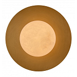 Бра круглое с плафоном из натурального камня на латунном основании Cryptocrystalline Stone варинант исполнения - 2 | Loft Concept в Ростове-на-Дону