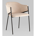 Стул Brace велюр молочный варинант исполнения - 1 | Loft Concept в Ростове-на-Дону