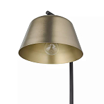 Торшер на изогнутом основании в сочетании черного и золотистого цвета Stable Base варинант исполнения - 3 | Loft Concept в Ростове-на-Дону