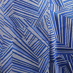 Мебельная ткань Жаккард синий принт 140 см T2-132 варинант исполнения - 2 | Loft Concept в Ростове-на-Дону