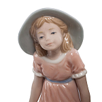 Статуэтка фарфоровая Девушка и маленькая девочка с цветами Charming Statuette варинант исполнения - 2 | Loft Concept в Ростове-на-Дону