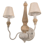 Бра с двумя конусовидными тканевыми абажурами Neighborhood варинант исполнения - 3 | Loft Concept в Ростове-на-Дону