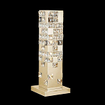 Настольная лампа прямоугольная с мозаичным хрустальным оформлением Sparks of Crystal варинант исполнения - 1 | Loft Concept в Ростове-на-Дону