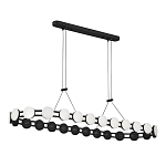 Люстра овальная с круглыми светодиодными источниками света Maxine Light варинант исполнения - 9 | Loft Concept в Ростове-на-Дону