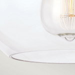 Потолочный светильник с шарообразным плафоном из прозрачного стекла Feiss варинант исполнения - 4 | Loft Concept в Ростове-на-Дону