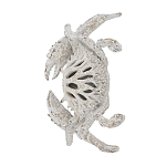 Статуэтка краб с детализированной текстурой в белом цвете Marine Accessories варинант исполнения - 1 | Loft Concept в Ростове-на-Дону