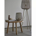 Торшер с плетеным металлическим плафоном Wicker Iron Lamp варинант исполнения - 3 | Loft Concept в Ростове-на-Дону