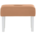 Мягкий пуф на белых ножках Winton Pouf варинант исполнения - 2 | Loft Concept в Ростове-на-Дону