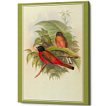 Постер на холсте с изображением птиц Blooming Birds Poster варинант исполнения - 7 | Loft Concept в Ростове-на-Дону