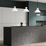 Подвесной светильник с белым стеклянным конусным плафоном Alora Mood варинант исполнения - 7 | Loft Concept в Ростове-на-Дону