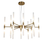 Люстра подвесная с 20-ю цилиндрическими матовыми плафонами Delta Light варинант исполнения - 1 | Loft Concept в Ростове-на-Дону