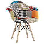 Стул с обивкой в стиле Patchwork варинант исполнения - 1 | Loft Concept в Ростове-на-Дону