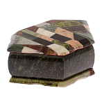 Шкатулка для украшений с мозаикой из натуральных камней Stone Casket варинант исполнения - 2 | Loft Concept в Ростове-на-Дону