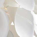 Люстра белая каплевидной формы из цветков лилии White Natural Lines варинант исполнения - 3 | Loft Concept в Ростове-на-Дону