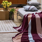 Плед из хлопка с геометрическим рисунком Elan Stripe Addison варинант исполнения - 6 | Loft Concept в Ростове-на-Дону