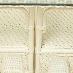 Комплект обеденный из ротанга Eloise grand white варинант исполнения - 14 | Loft Concept в Ростове-на-Дону