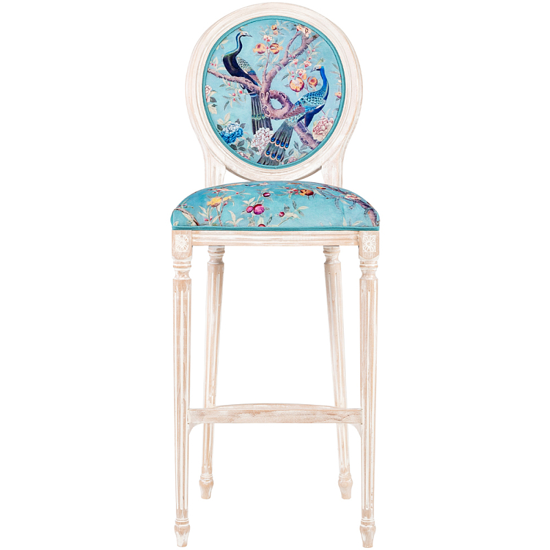           Turquoise Beige Chinoiserie Garden Chair  ̆   -- | Loft Concept 