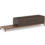 ТВ-тумба  из орехового дерева Marco Wooden TV Stand варинант исполнения - 4 | Loft Concept в Ростове-на-Дону