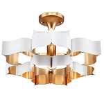 Люстра фигурная в сочетании белого и золотого цвета Shapes Inspired by Nature варинант исполнения - 2 | Loft Concept в Ростове-на-Дону