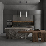 Подвсеной светильник светодиодный металлический цилиндрической формы черный Trumpet tube варинант исполнения - 4 | Loft Concept в Ростове-на-Дону