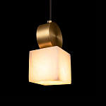 Подвесной светильник светодиодный с квадратным плафоном Stone Helios варинант исполнения - 2 | Loft Concept в Ростове-на-Дону