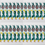 Плитка дизайнерская Фруктовый лес варинант исполнения - 1 | Loft Concept в Ростове-на-Дону