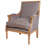 Кресло William Classical Armchair grey flax варинант исполнения - 3 | Loft Concept в Ростове-на-Дону