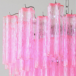 Элитная Люстра Textured Glass Pink Chandelier Ярко Розовое стекло варинант исполнения - 2 | Loft Concept в Ростове-на-Дону